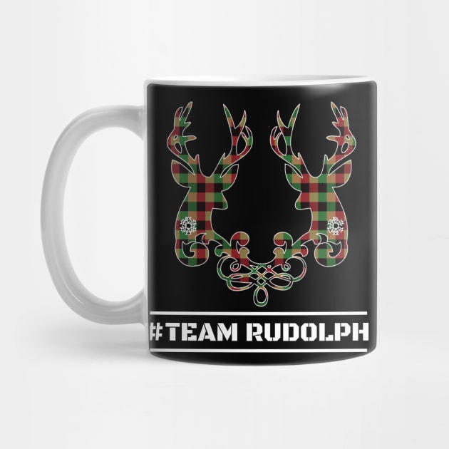 Christmas Team Rudolph by Merch Manias